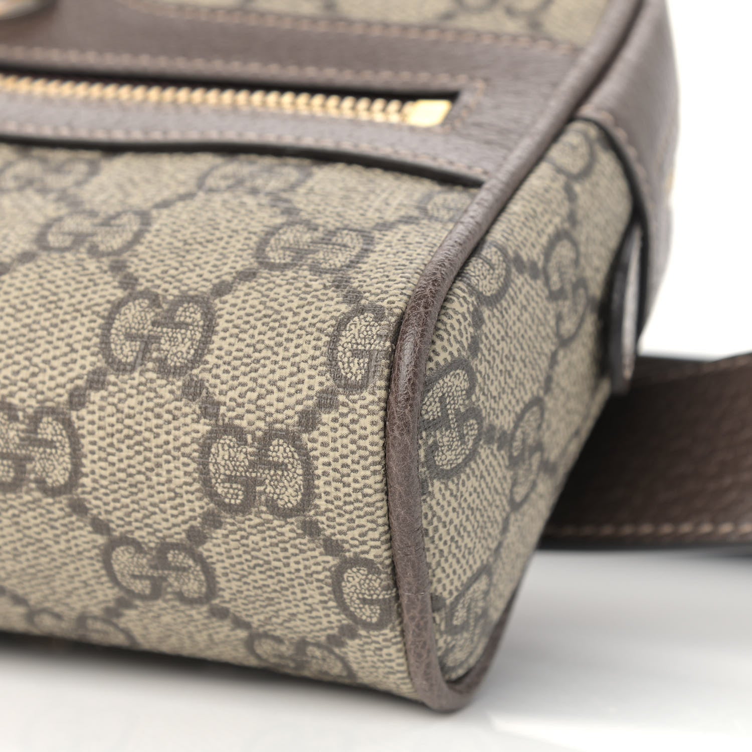Gucci GG Supreme Monogram Web Small Ophidia Belt Bag 75 30 Dark Brown 10 of 10