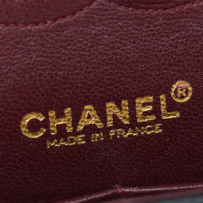Chanel Lambskin Quilted Medium Double Flap Black 6 of 11