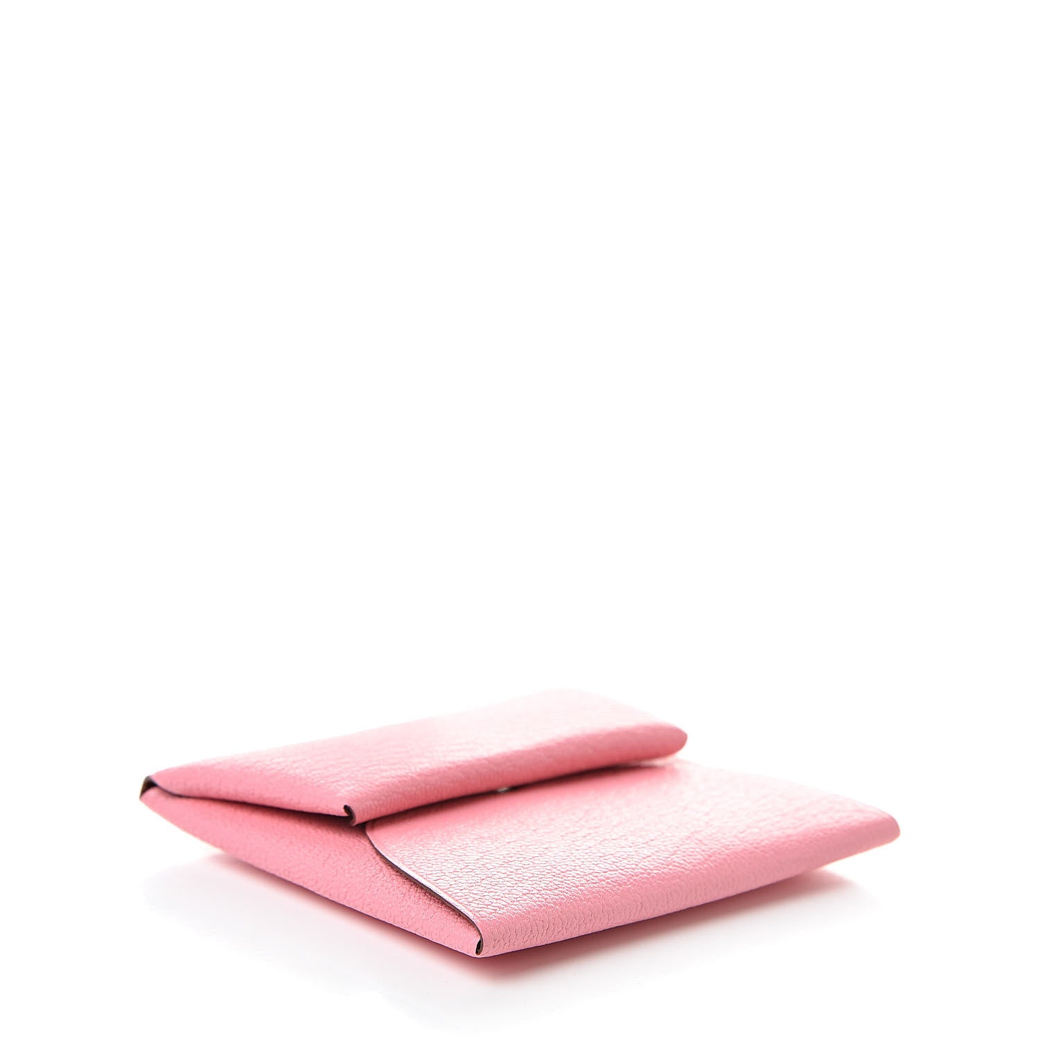 Hermes Chevre Mysore Verso Bastia Coin Purse Rose Confetti Brique 4 of 7