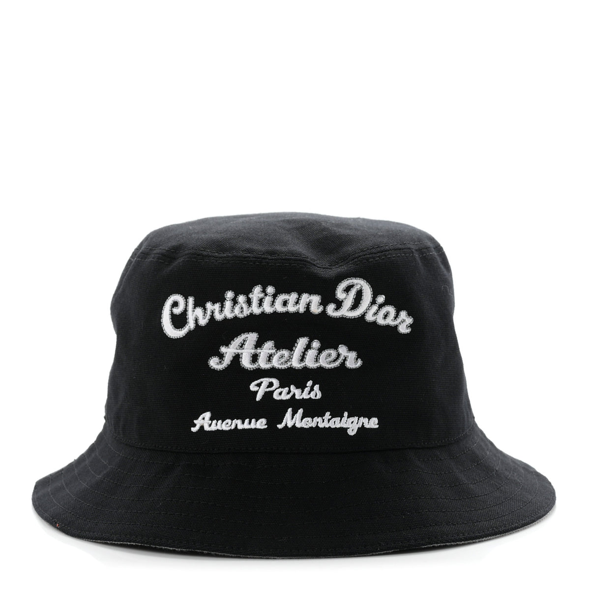 Christian Dior Cotton Woven Atelier Bob Bucket Hat S Blue 3 of 8