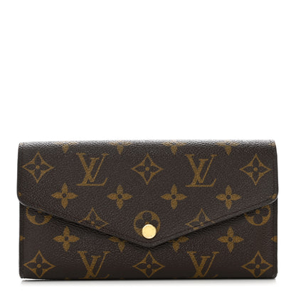 Louis Vuitton Monogram Sarah Wallet NM 1 of 10