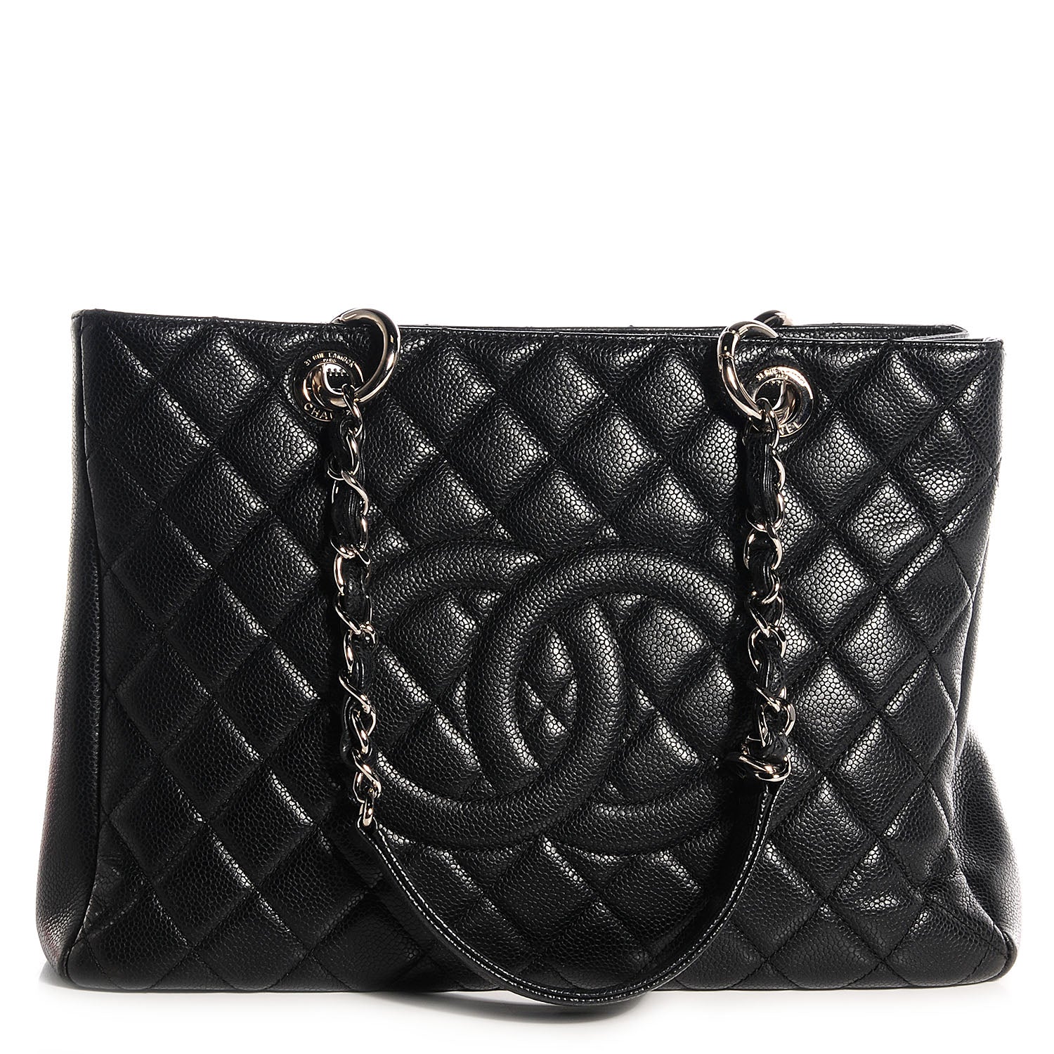 Chanel Caviar Grand Shopping Tote GST Black 1 of 8