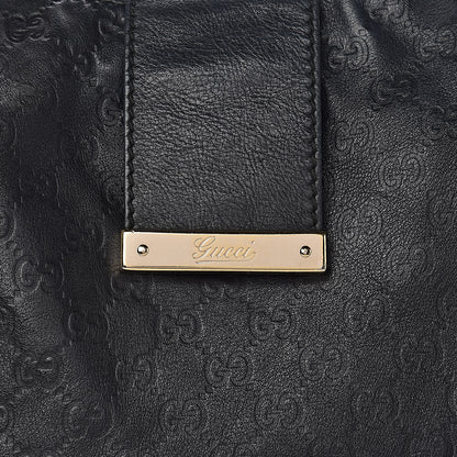 Gucci Guccissima Large New Ladies Web Hobo Black 13 of 13