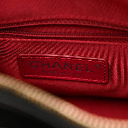 Chanel Aged Calfskin Quilted Small Gabrielle Hobo Black 6 of 12