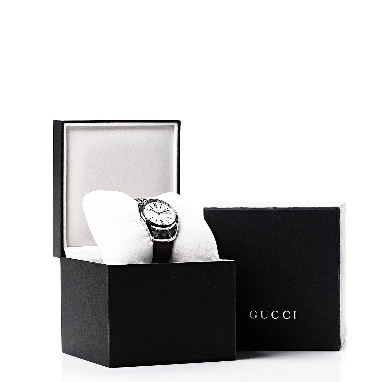 Stainless Steel Calfskin 34mm Horsebit Quartz Watch
