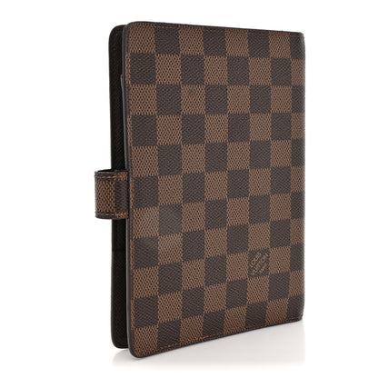 Louis Vuitton Damier Ebene Medium Ring Agenda Cover 3 of 11