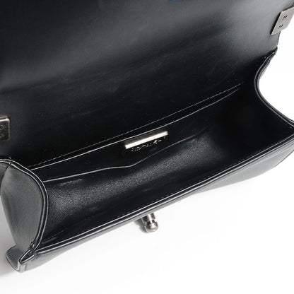 Chanel Galuchat Stingray Small Boy Flap Black 6 of 9
