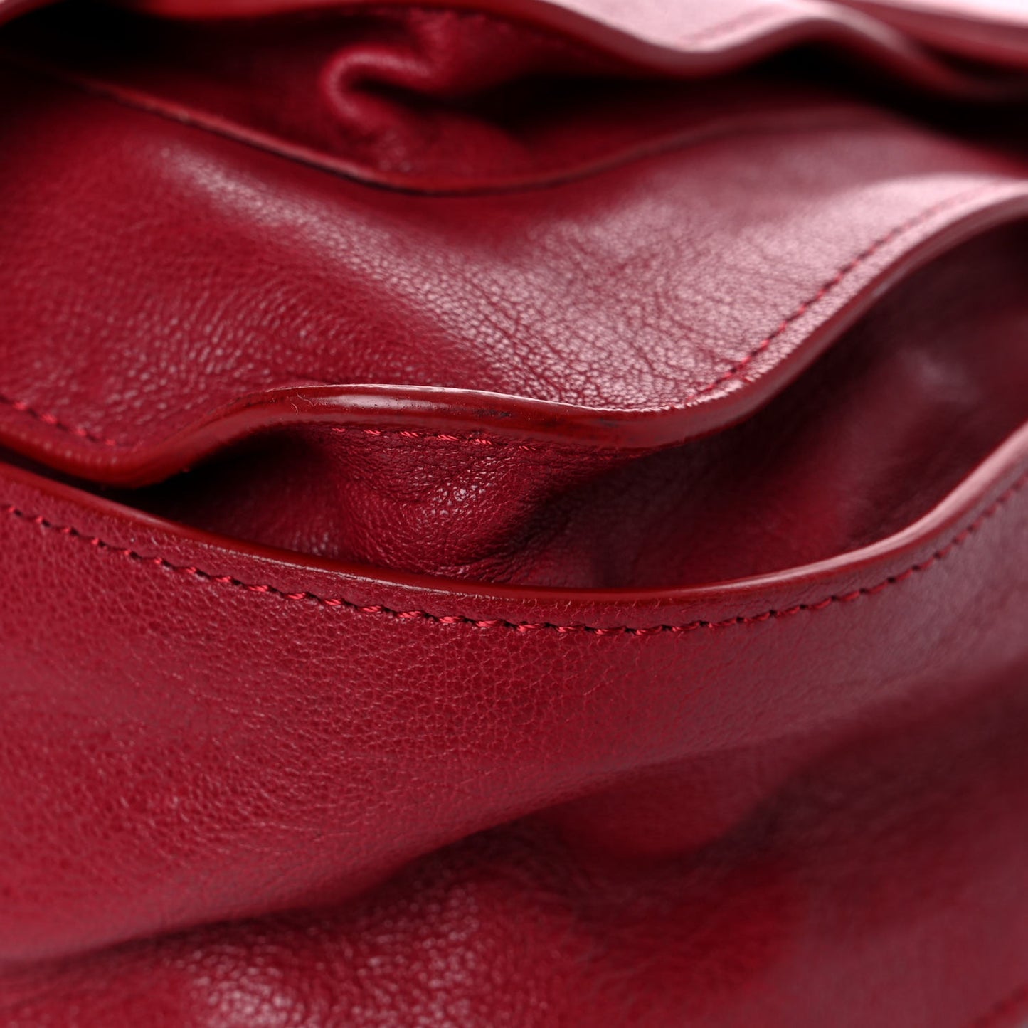 Lambskin Large PS1 Satchel Chianti