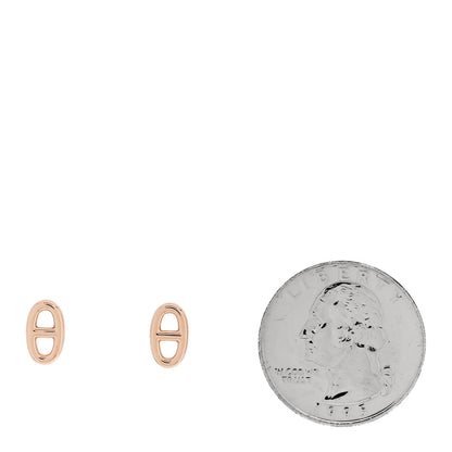 Hermes 18K Rose Gold TPM Farandole Stud Earrings 2 of 5