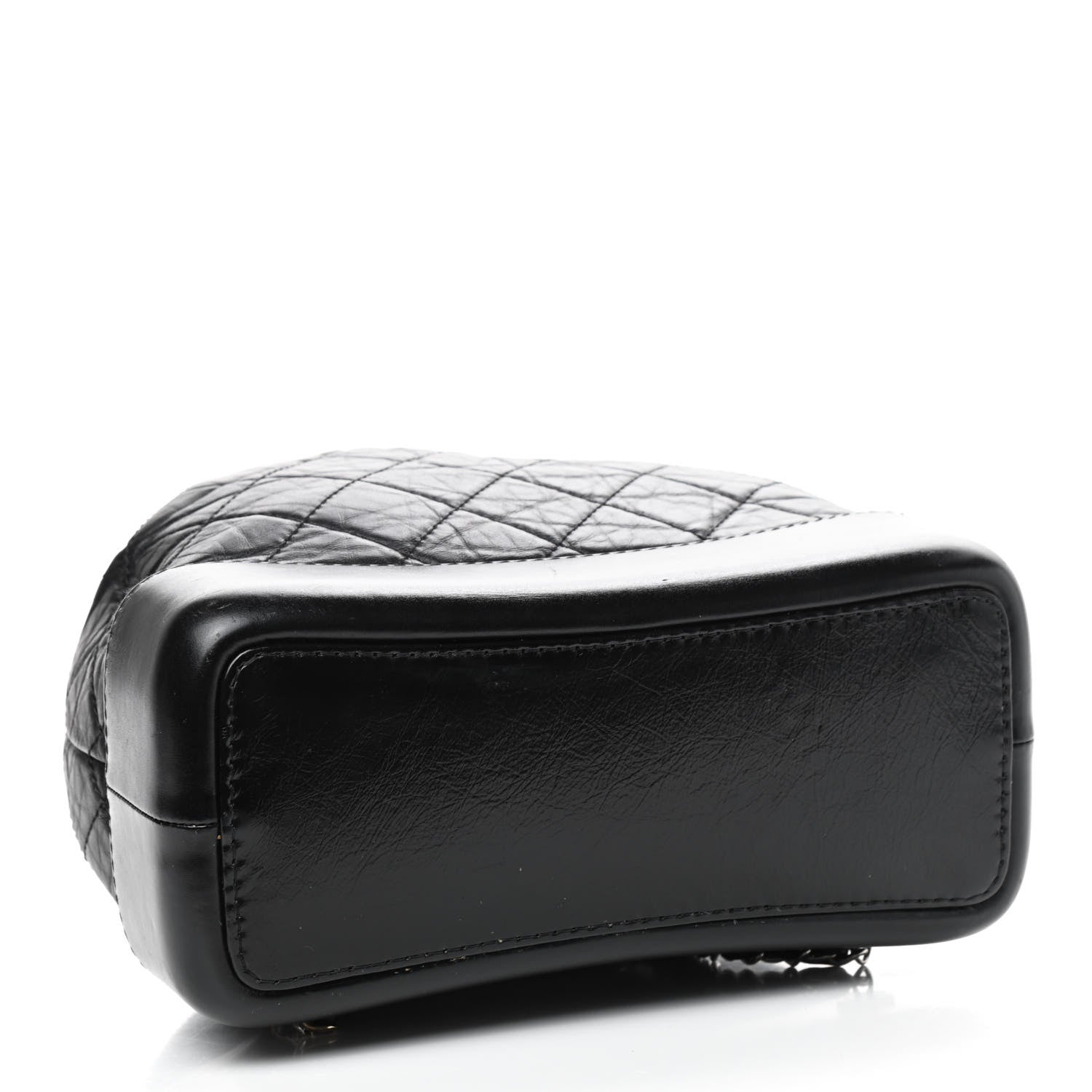 Chanel Aged Calfskin Quilted Small Gabrielle Backpack Black 4 of 9