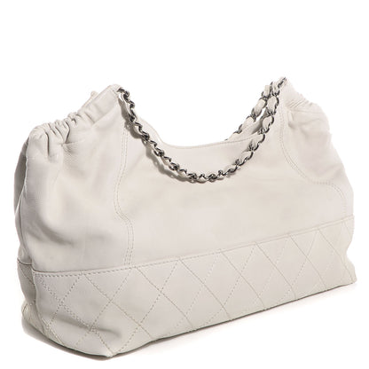Chanel Calfskin Baby Coco Cabas White 3 of 7
