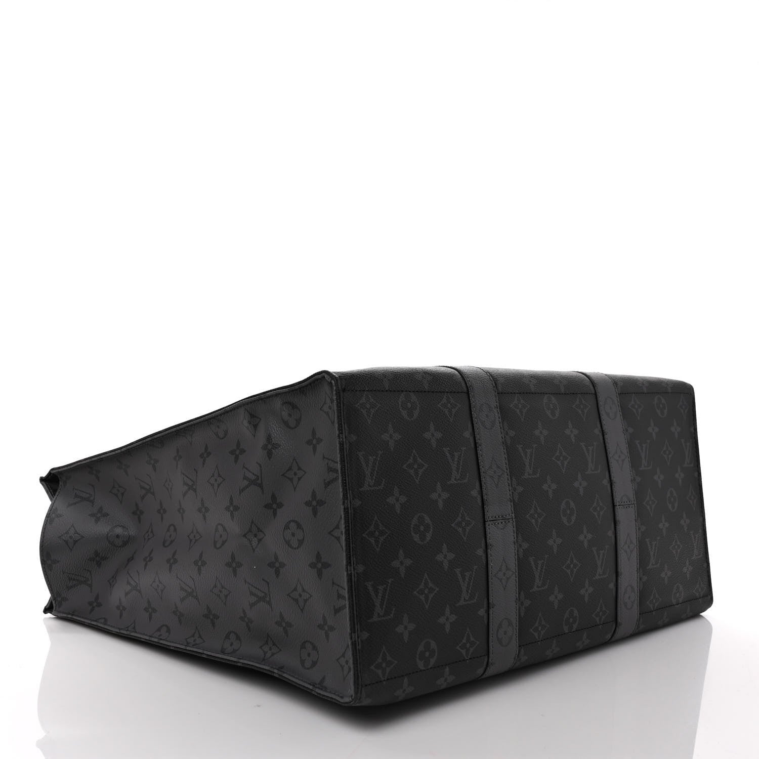 Louis Vuitton Monogram Eclipse Cabas Zippe GM Black 4 of 10