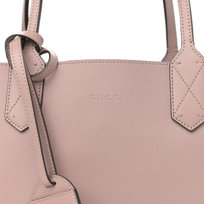 Gucci Textured Calfskin Monogram Small Reversible GG Tote Dark Cipria 11 of 16