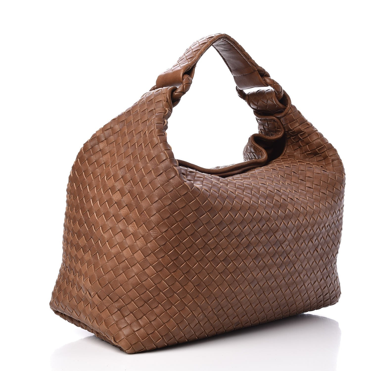Bottega Veneta Nappa Intrecciato Sloane Hobo Noce 3 of 9
