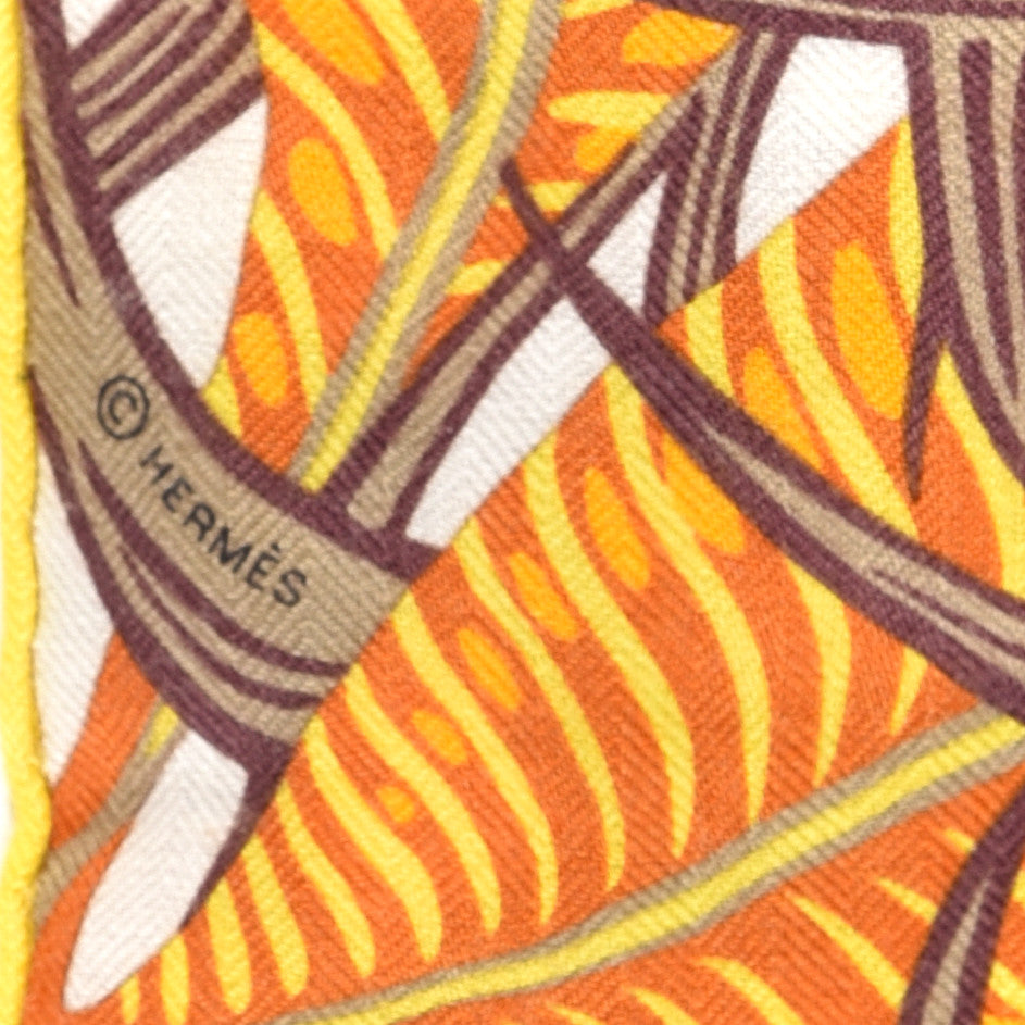 Hermes Cashmere Silk Jaguar Quetzal Shawl 140 2 of 5
