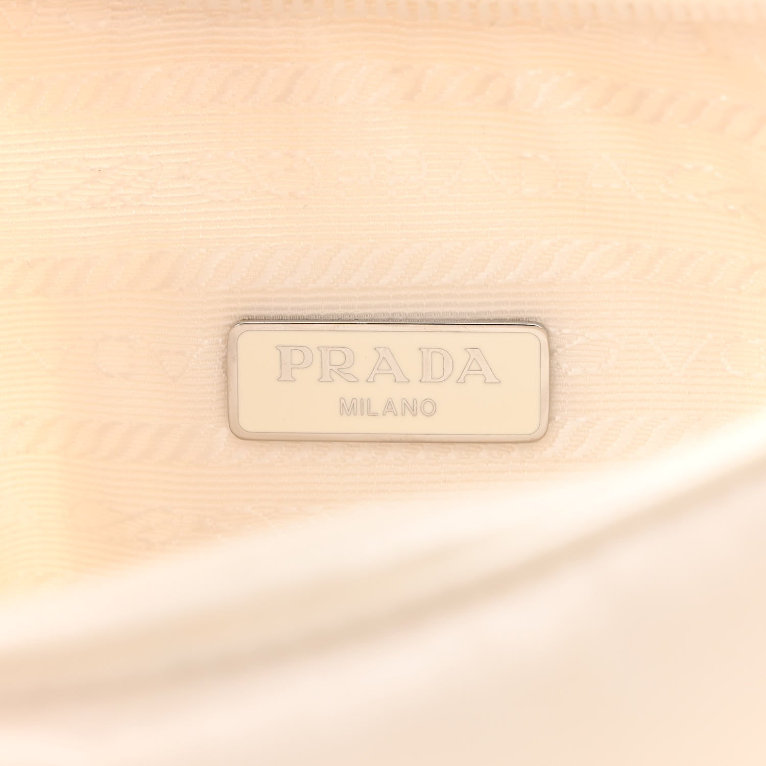 Prada Tessuto Nylon Mini Re-Edition 2000 Bag White 6 of 11
