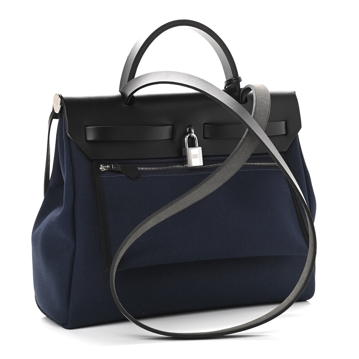 Military Toile Vache Hunter Herbag Zip Retourne 31 PM Bleu Marine Black