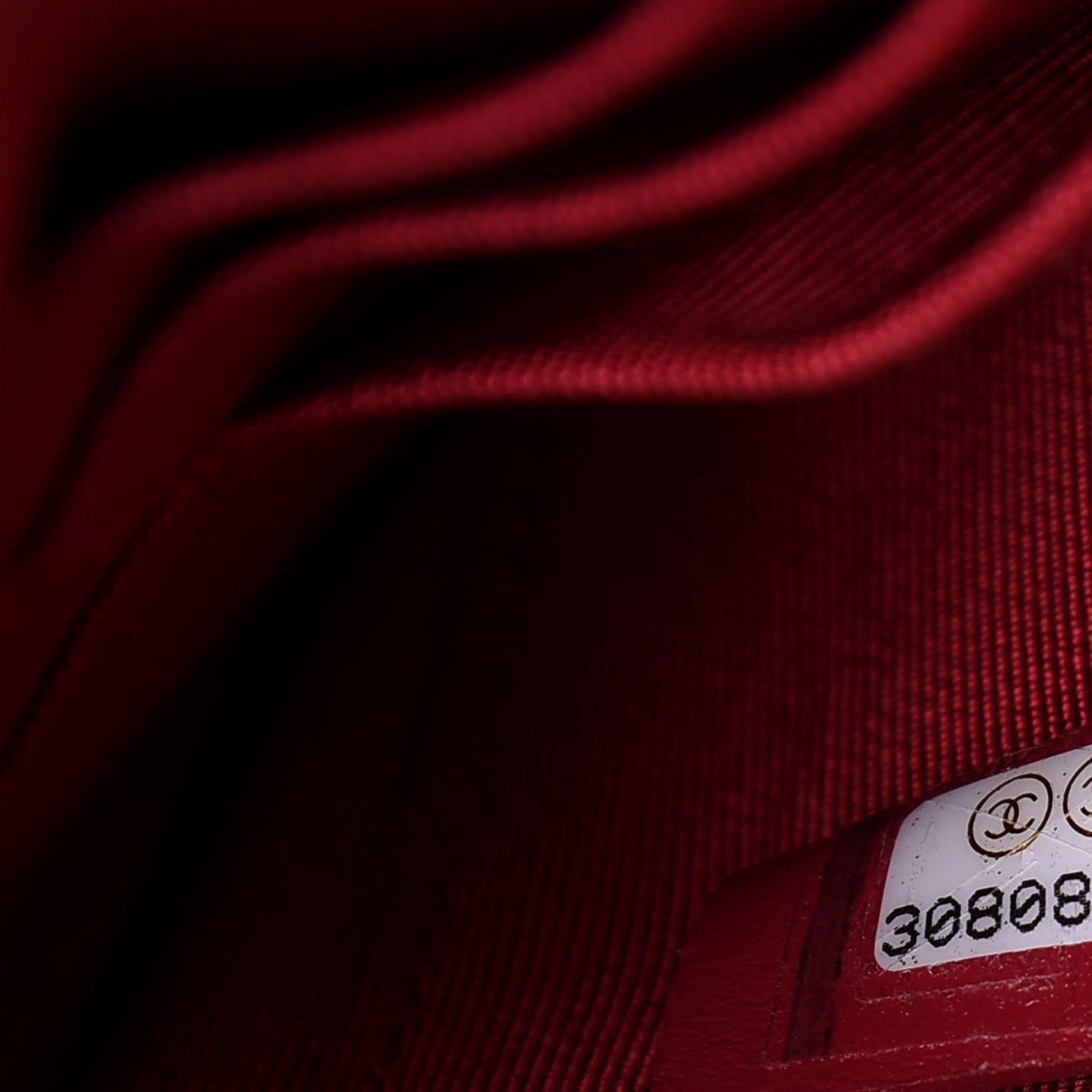 Shiny Goatskin Quilted Small Chanel 19 Pouch Black