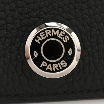 Hermes Togo Dogon Duo Wallet Black 10 of 11
