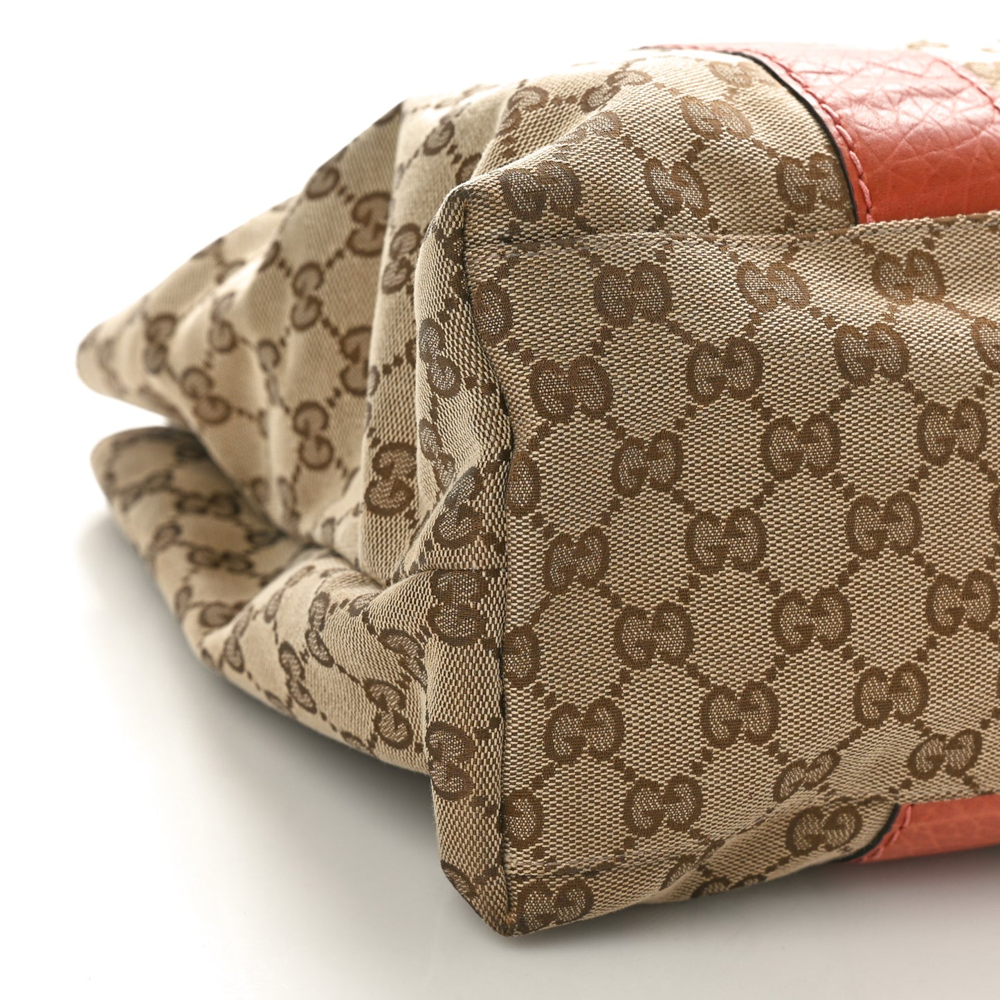 Monogram Medium Bamboo Bar Tote Coral