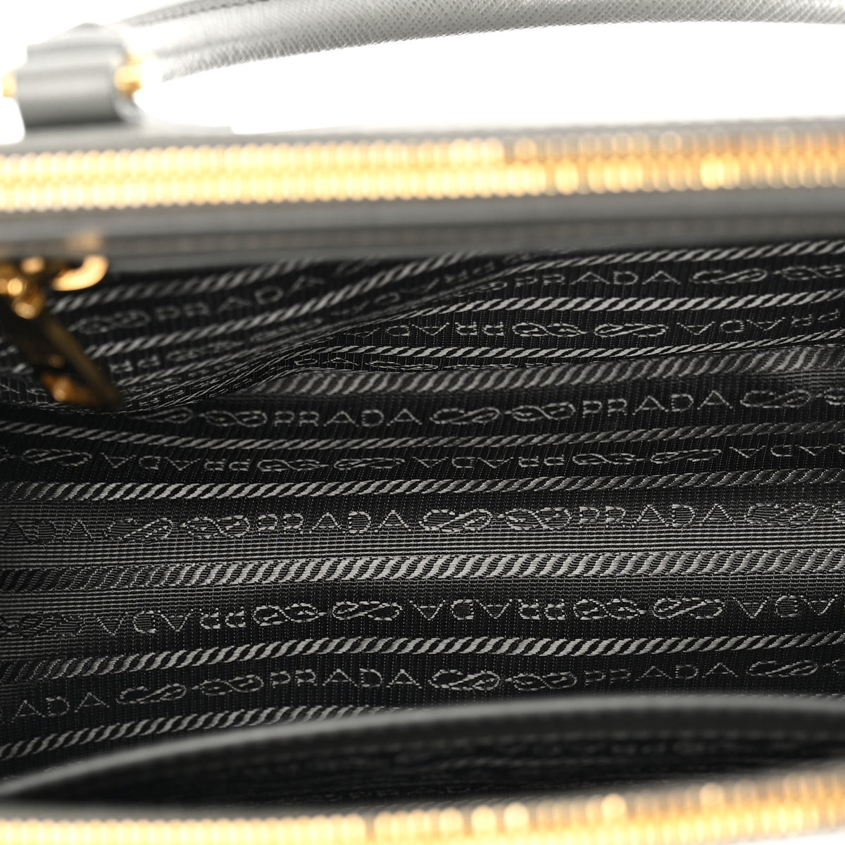 Saffiano Lux Small Galleria Double Zip Tote Ardesia