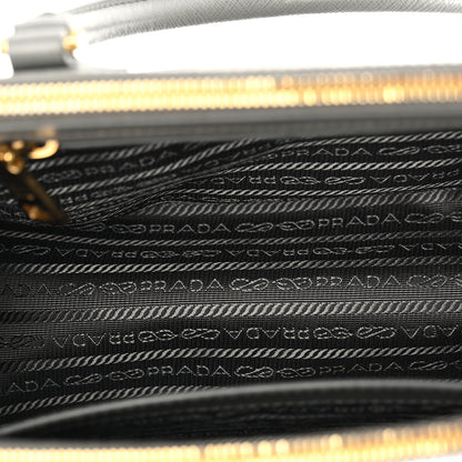 Prada Saffiano Lux Small Galleria Double Zip Tote Ardesia 5 of 10