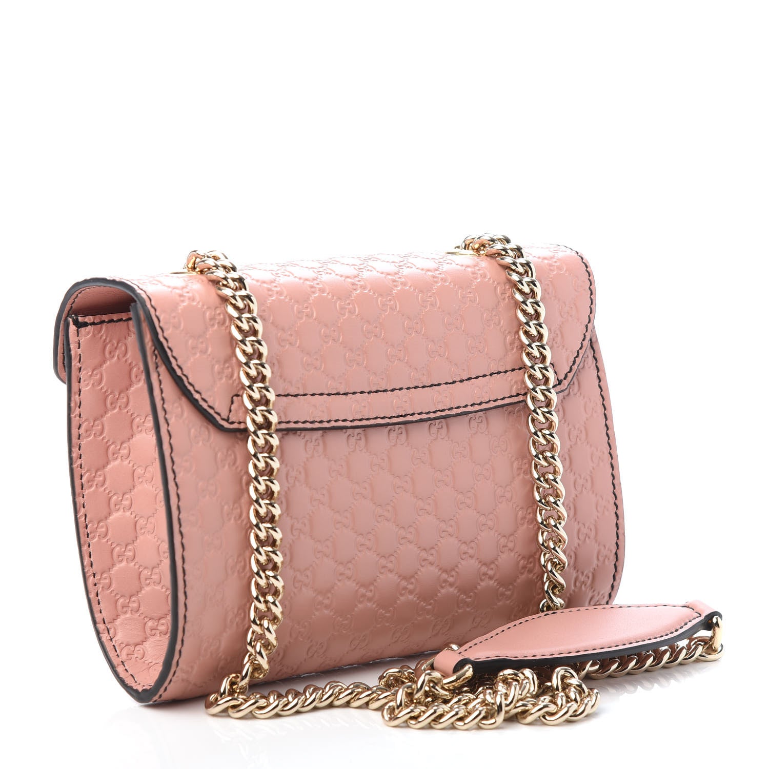 Gucci Microguccissima Mini Emily Shoulder Bag Soft Pink 3 of 8