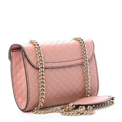 Gucci Microguccissima Mini Emily Shoulder Bag Soft Pink 3 of 8