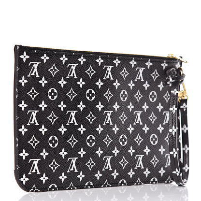 Louis Vuitton Monogram Giant Jungle Neverfull MM GM Pochette Black 3 of 7