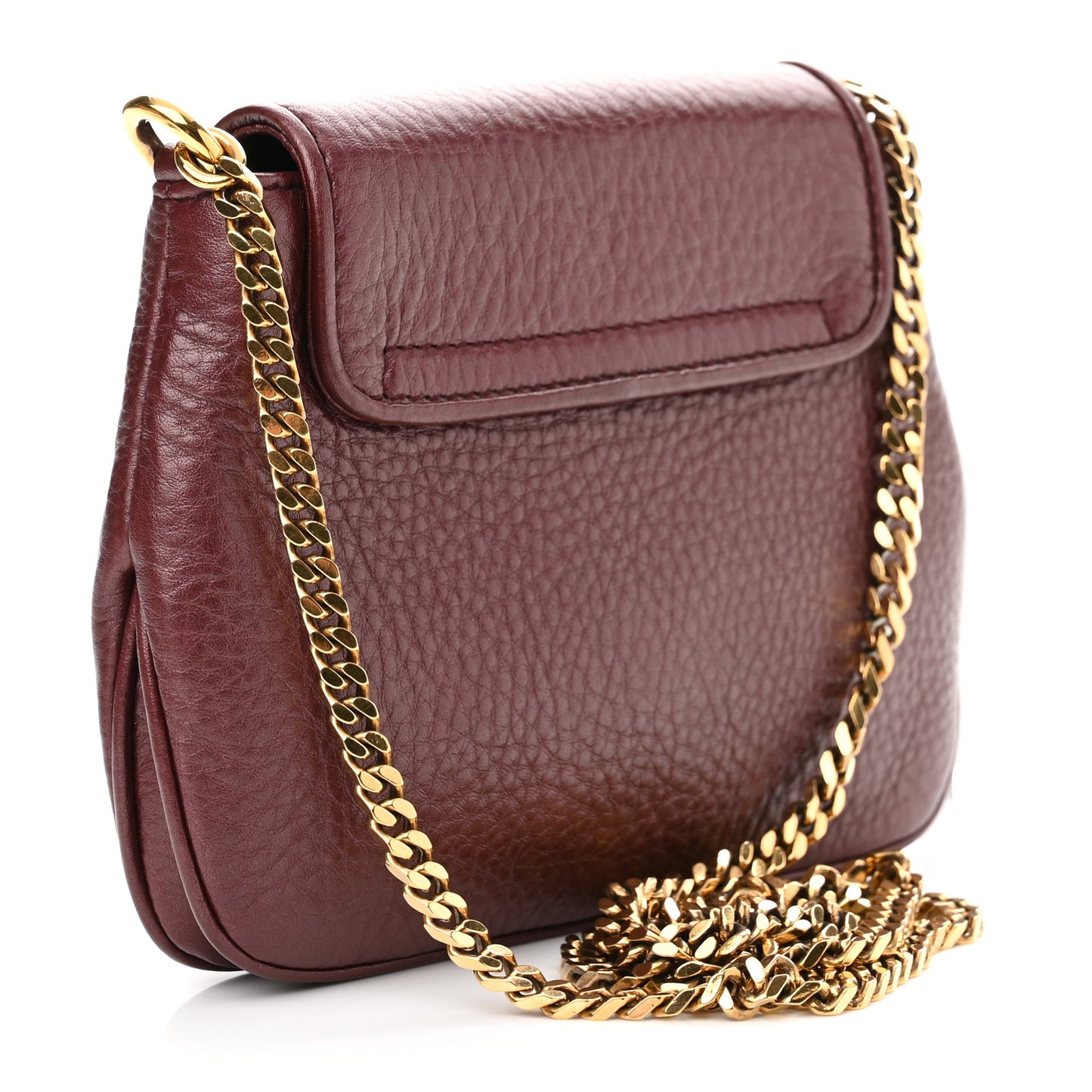 Cellarius Calfskin Small 1973 Chain Shoulder Bag Cherry Gloss