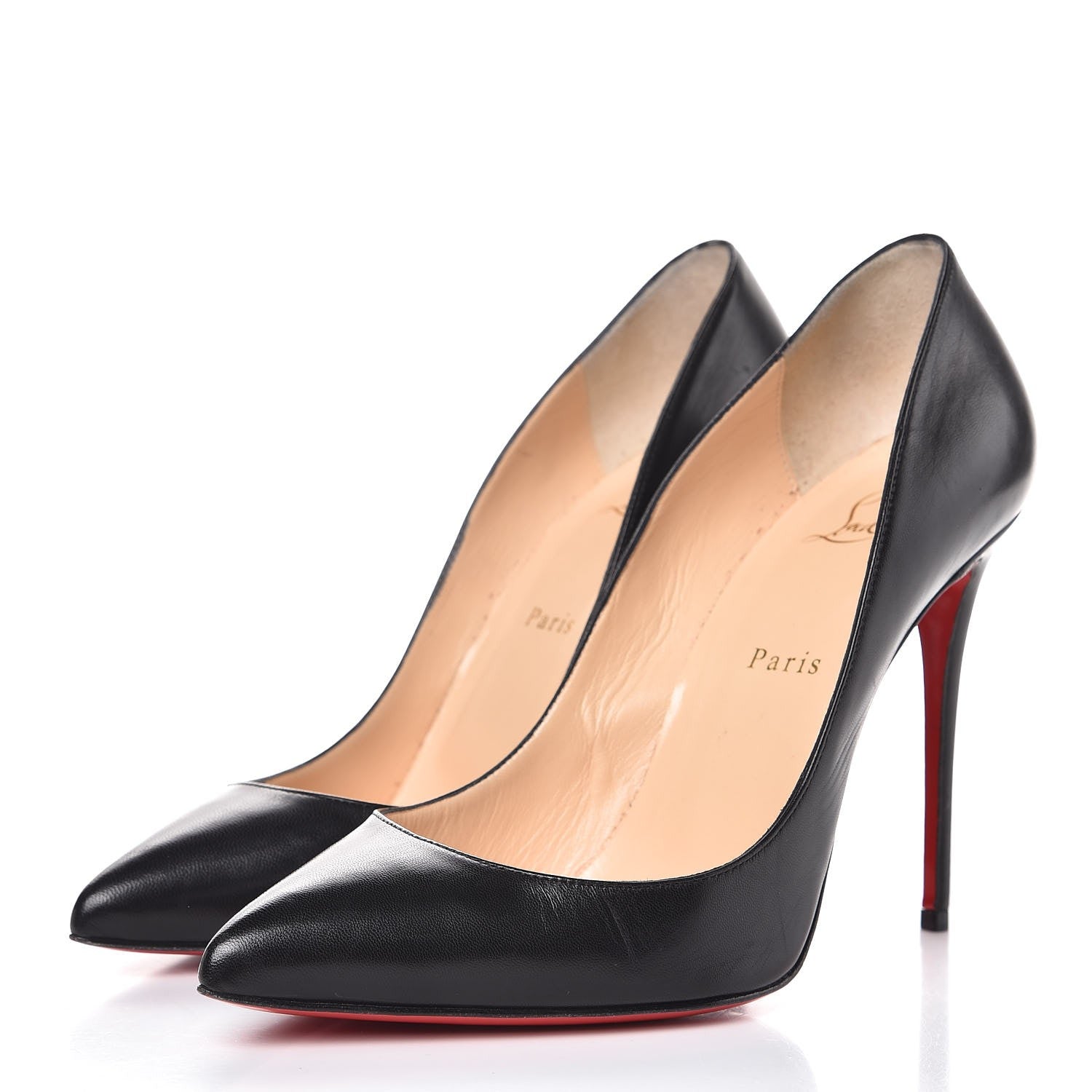 Christian Louboutin Kid Pigalle Follies 100 Pumps 39.5 Black 3 of 7