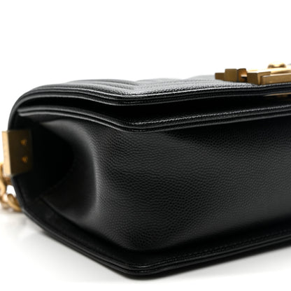 Chanel Caviar Quilted Small Boy Flap Black 9 of 11