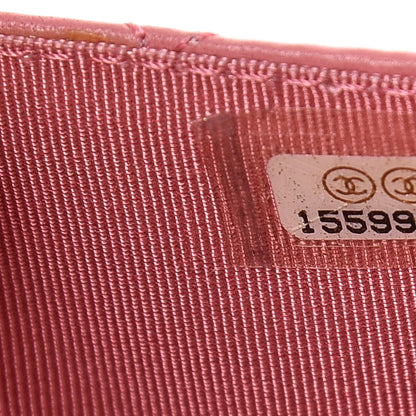 Chanel Lambskin Quilted Card Holder Pink 8 of 9