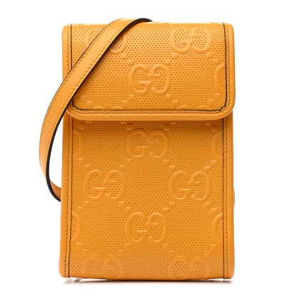 Gucci Calfskin GG Tennis Embossed Mini Crossbody Bag Crop 1 of 6