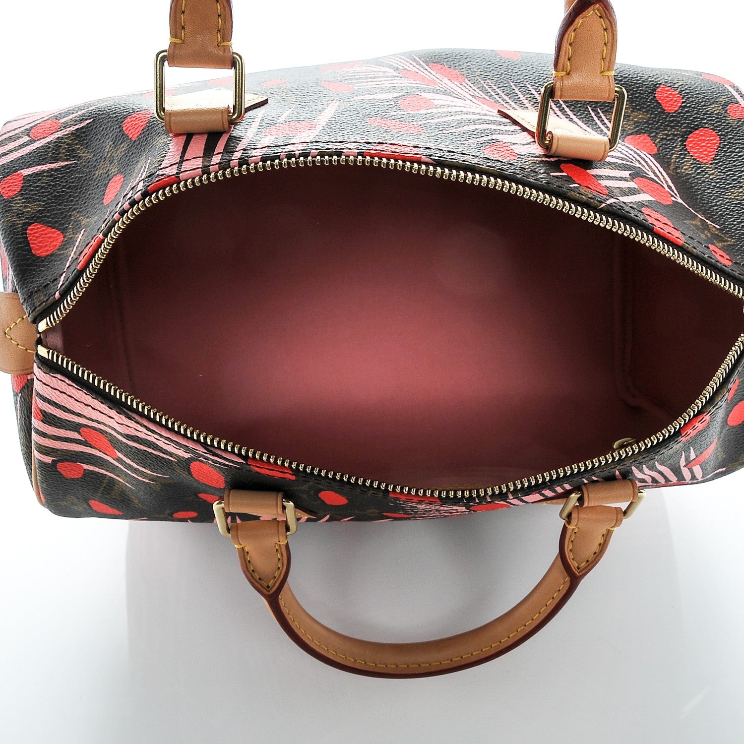 Louis Vuitton Monogram Jungle Dots Speedy 30 Sugar Pink Poppy 5 of 7