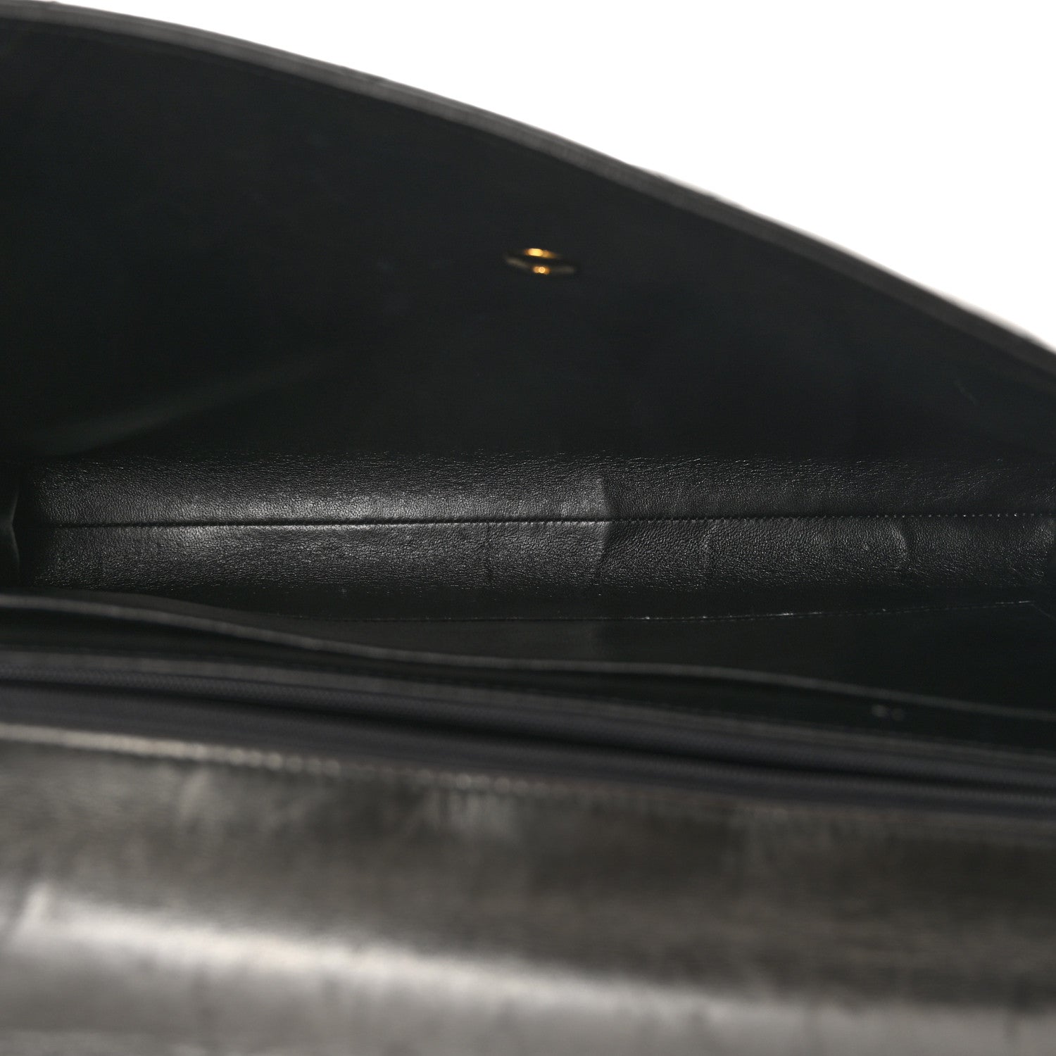 Chanel Lambskin Quilted Briefcase Laptop Bag Black 5 of 11