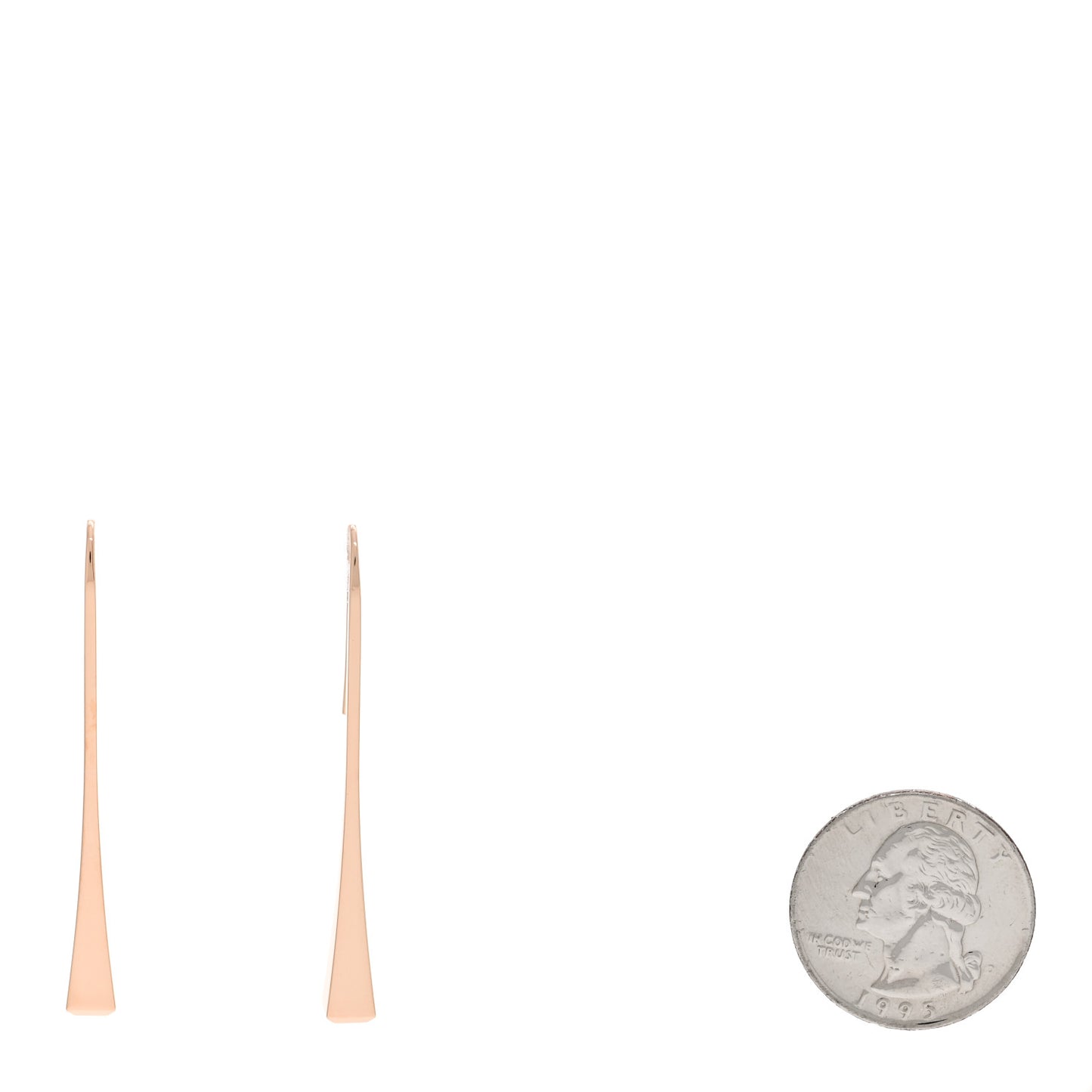 18K Rose Gold Clou De Forge Drop Earrings