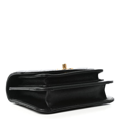 Chanel Calfskin Caviar Quilted Mini Chain Handle Flap Black 4 of 10
