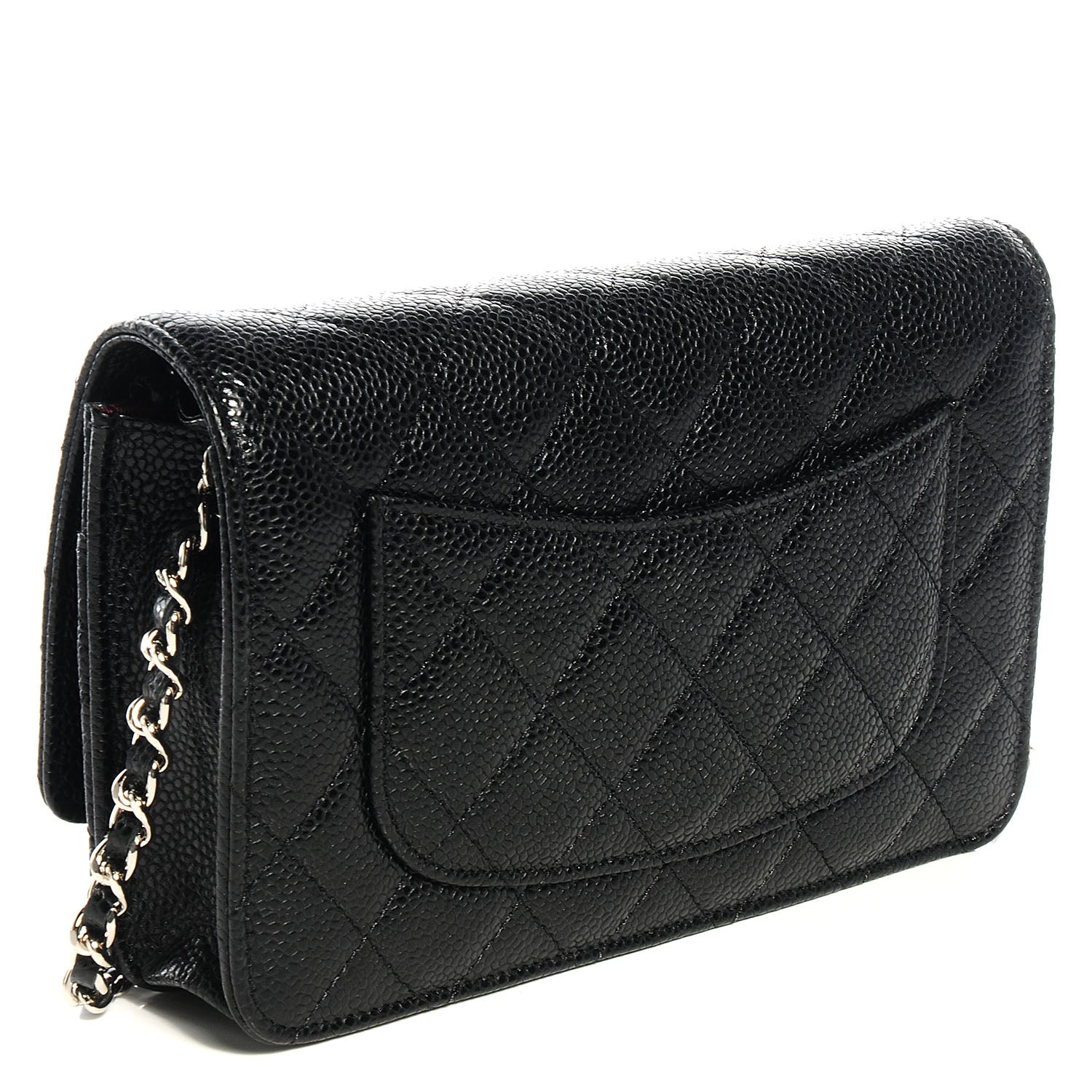 Chanel Caviar Wallet on Chain WOC Black 3 of 8