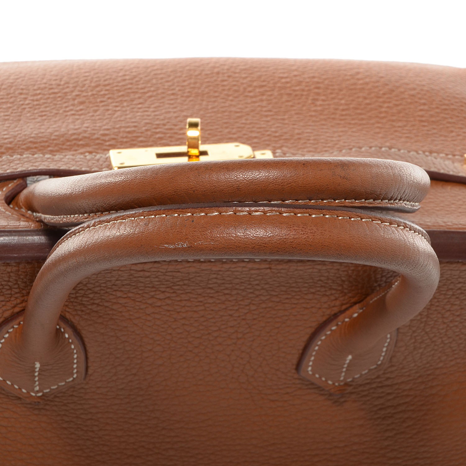 Hermes Taurillon Clemence Birkin 35 Gold 20 of 22