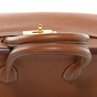 Hermes Taurillon Clemence Birkin 35 Gold 20 of 22