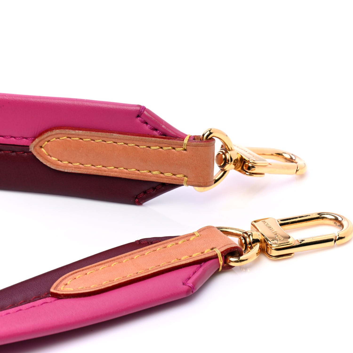 Louis Vuitton Calfskin Cluny BB Shoulder Strap Bordeaux Fuchsia 5 of 5