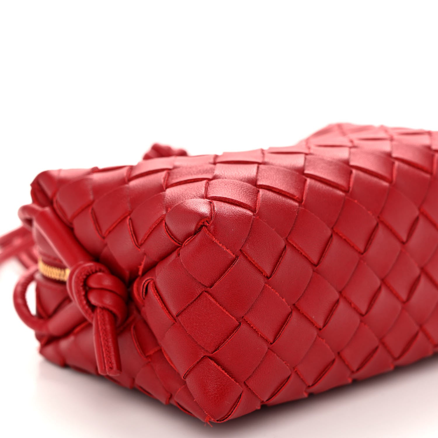 Bottega Veneta Nappa Intrecciato Mini Loop Camera Bag Apple Candy 8 of 9
