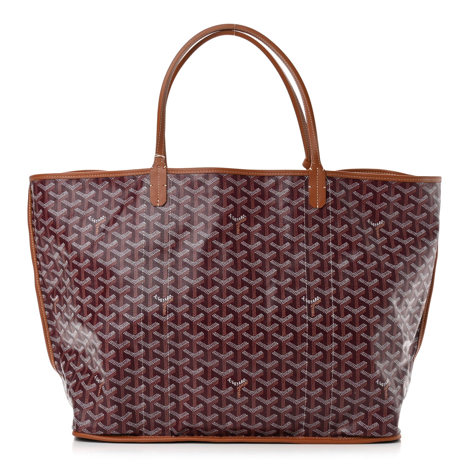 Goyard Goyardine Reversible Pertuis GM Burgundy 3 of 17