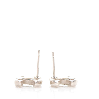 Chanel Crystal CC Earrings Silver 4 of 6