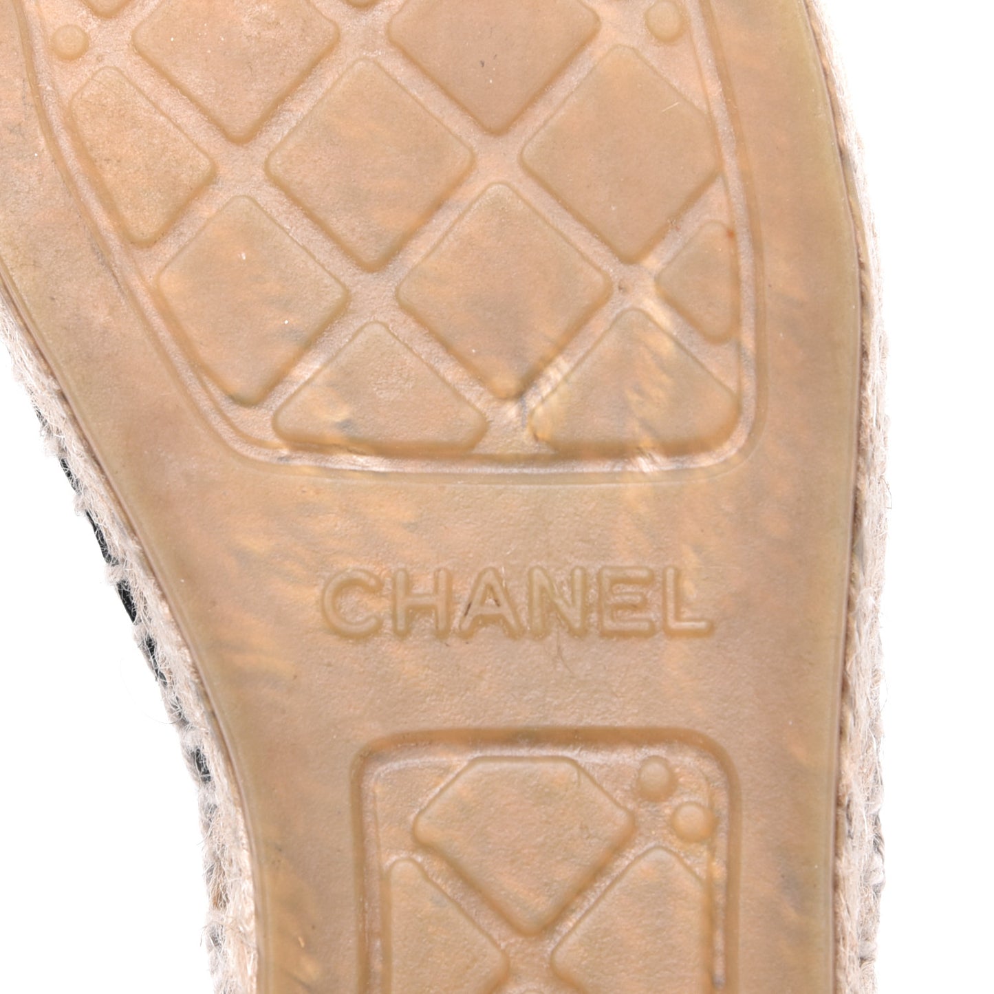 Calfskin CC Espadrille Mules 39 Black