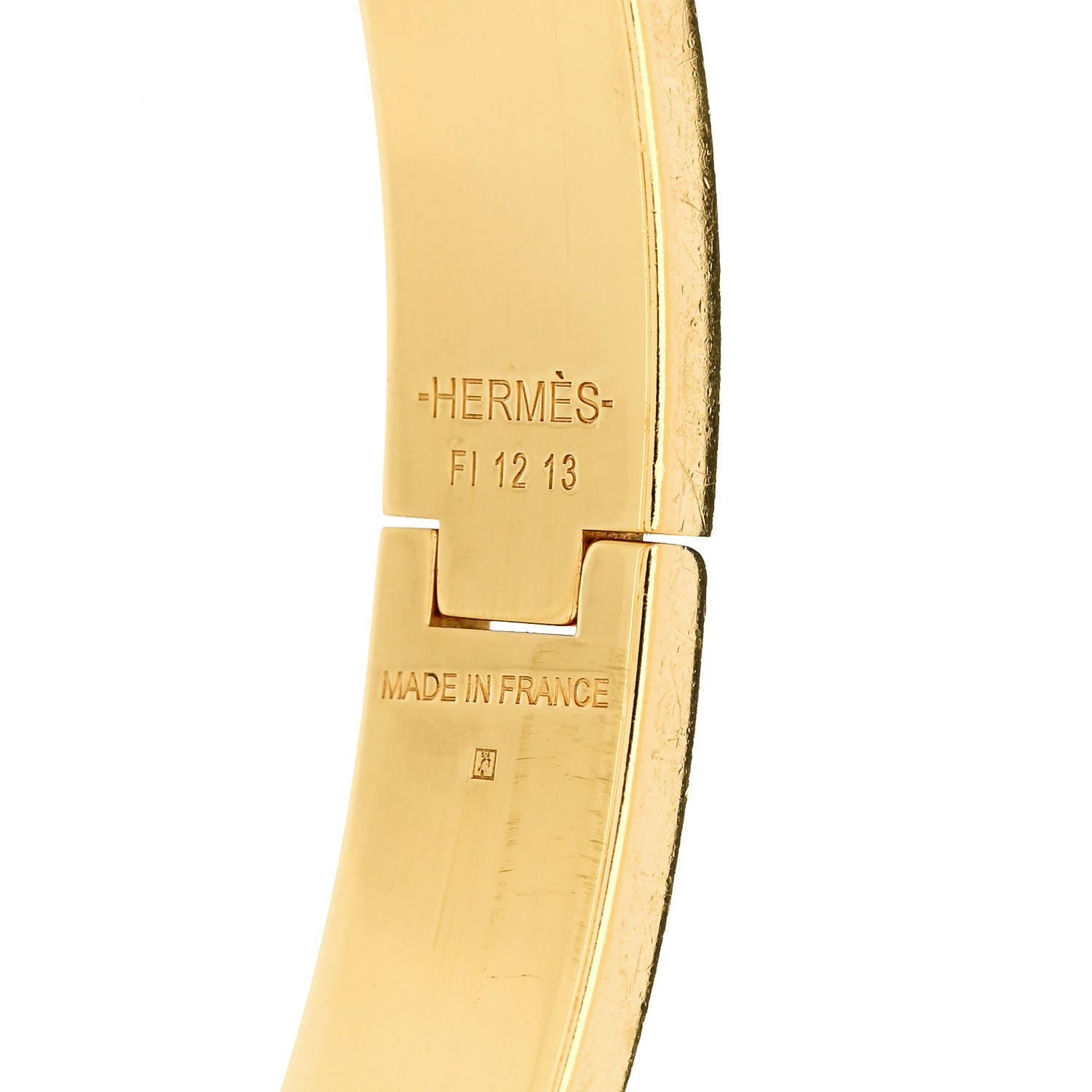 Hermes Matte Enamel Narrow Clic Clac HH Bracelet T6 Black 4 of 4