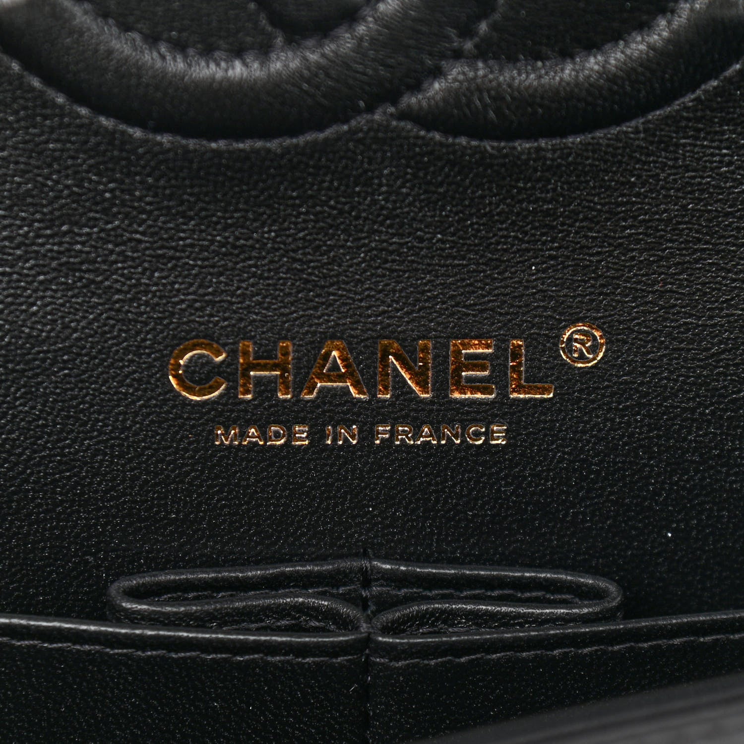 Chanel Lambskin Quilted Medium Double Flap Black 6 of 14