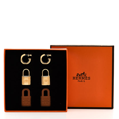 Hermes Swift O'Kelly Earrings Gold 7 of 7
