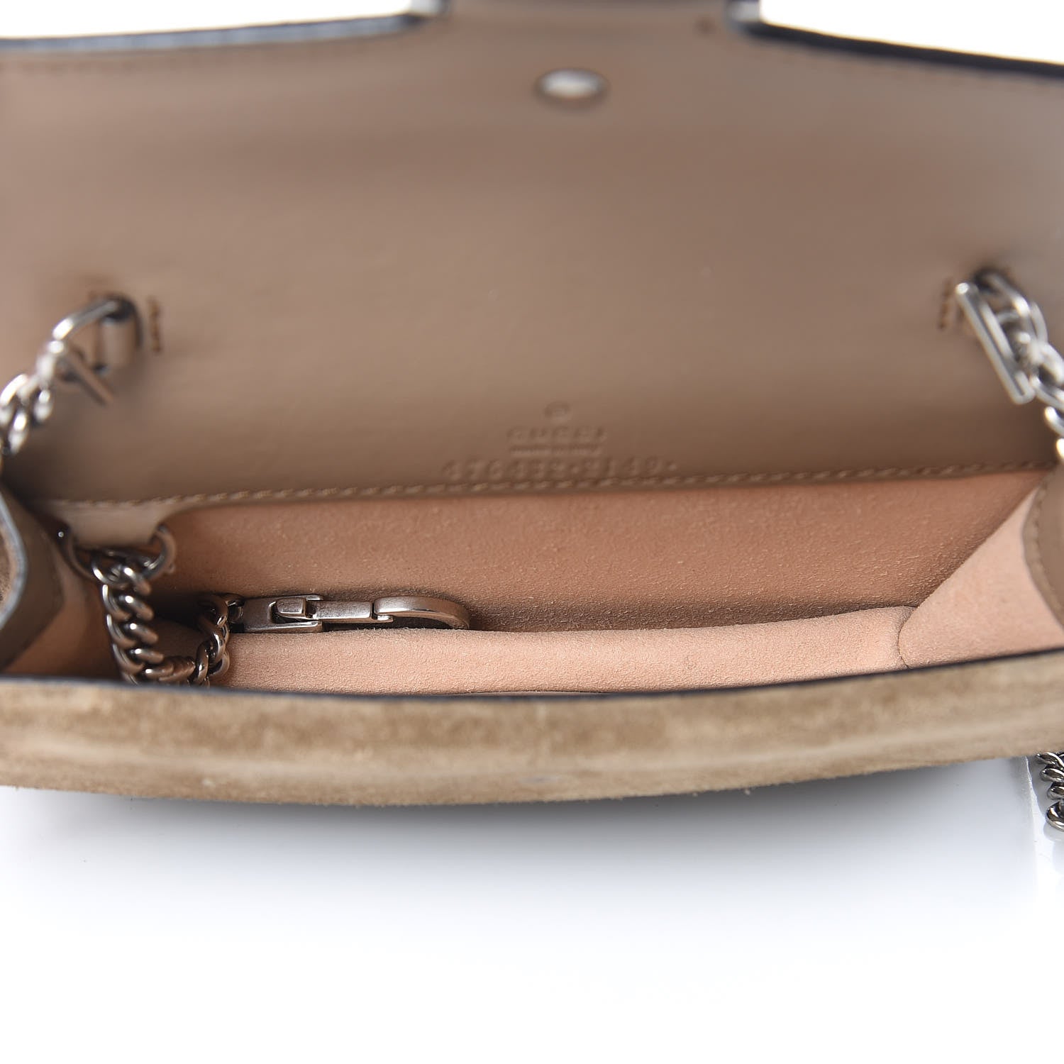 Gucci GG Supreme Monogram Super Mini Dionysus Shoulder Bag Taupe 5 of 8